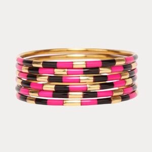 NIP / NWT BudhaGirl Veda X Bangles set of 6 OSFA